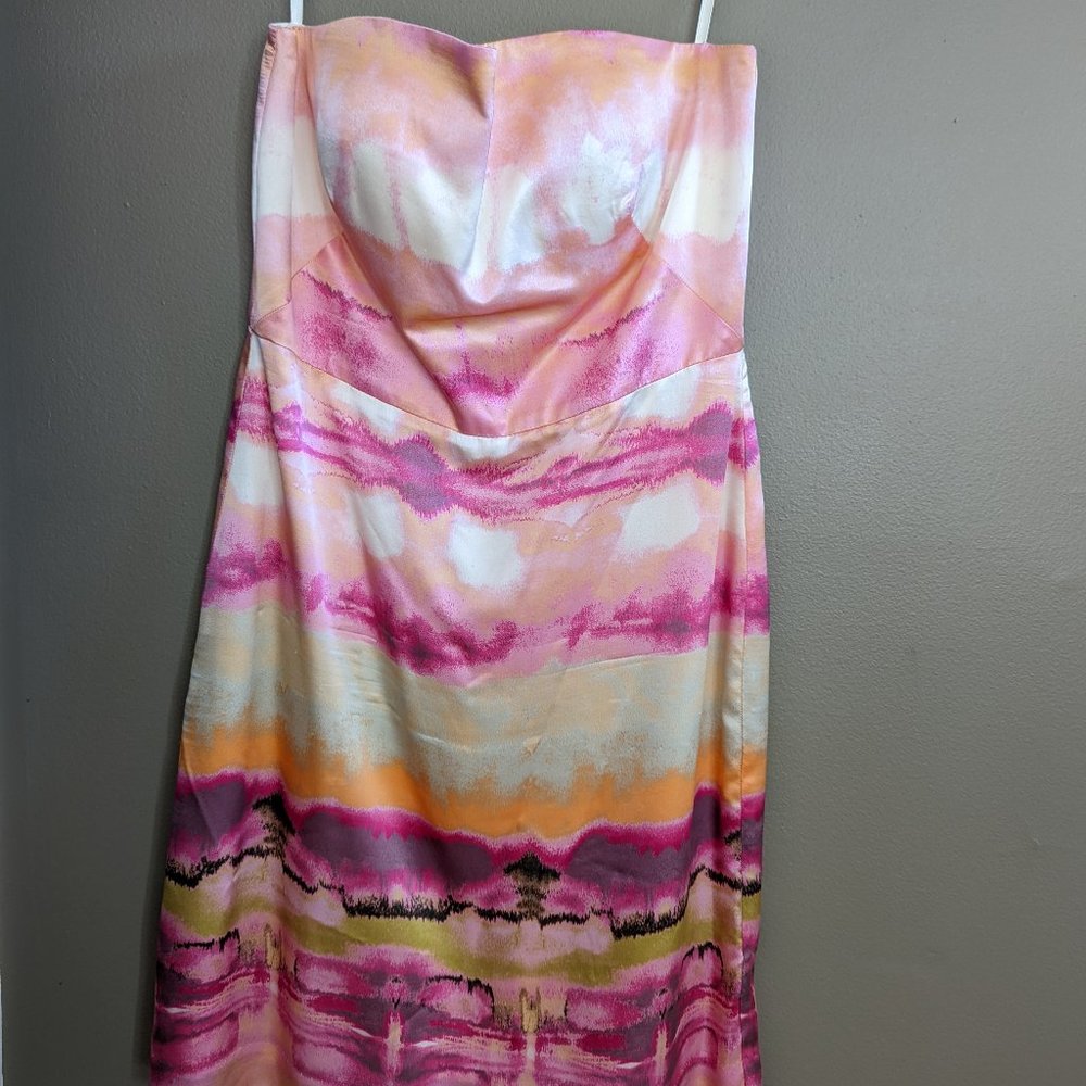 Banana Republic Silk Strapless Dress
